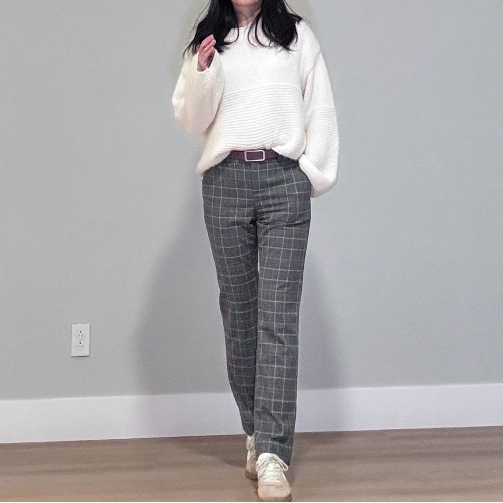 Banana Republic Ryan Plaid Slim Straight Pant